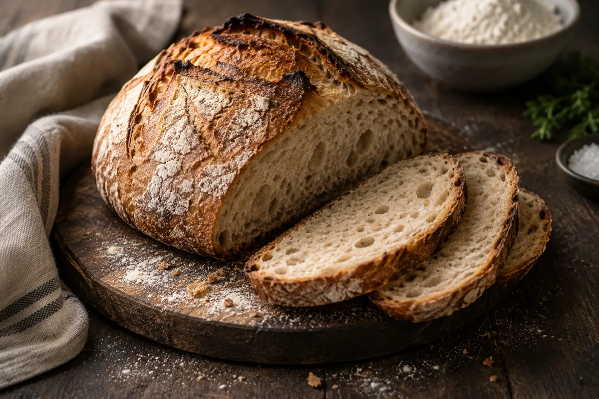 Friskbagt surdejsbrød